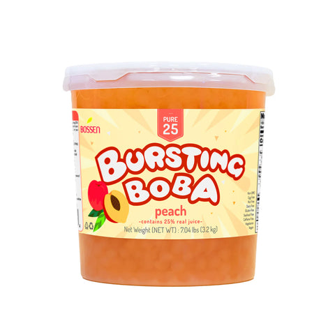 Bossen Peach Bursting Popping Boba Pure 25