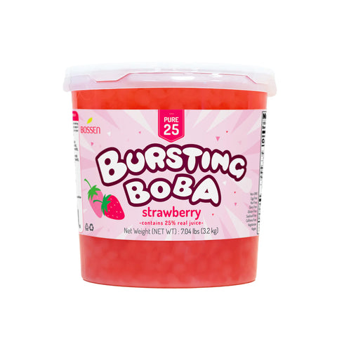 Bossen Strawberry Bursting Popping Boba Pure 25