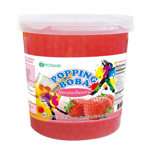 Strawberry Popping Boba